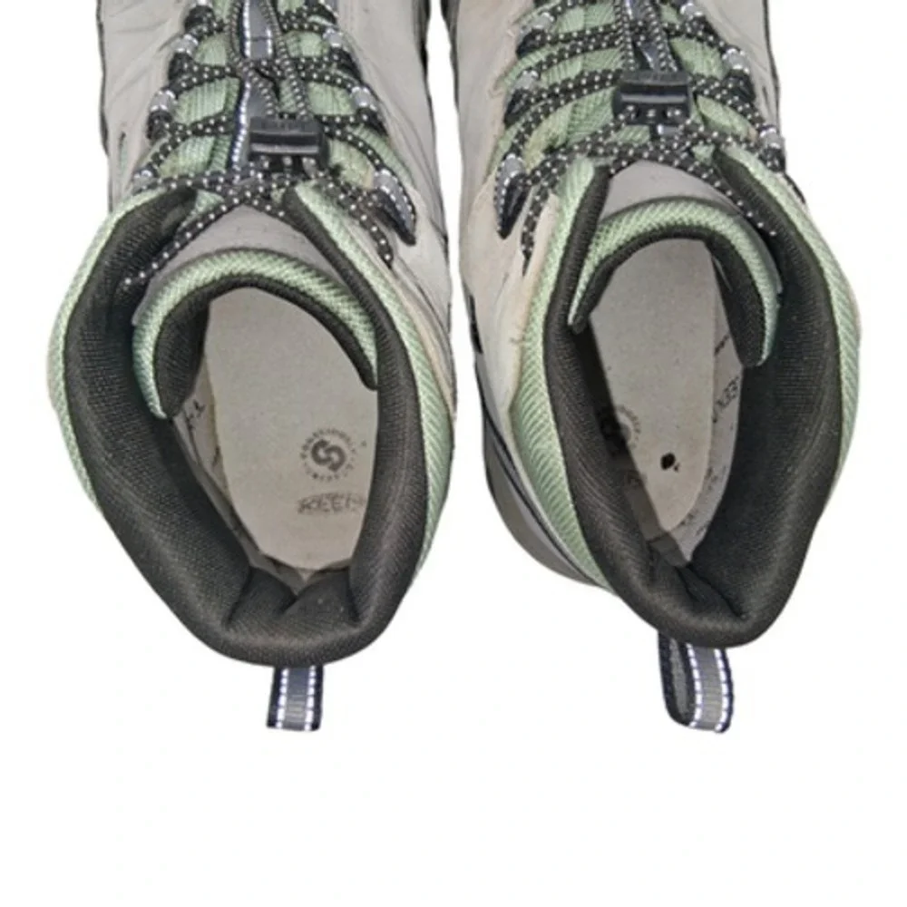 Keen Boots Mens Size US 7 Gray Nubuck Waterproof Ankle Winter Hiking Trail